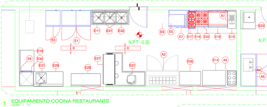 Plano Restaurante Artisán